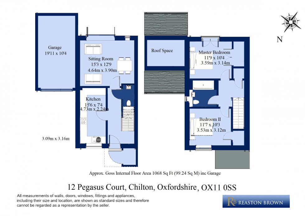 Floorplan for Chilton, Oxfordshire