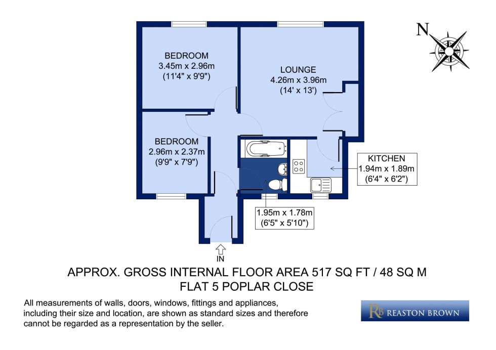 Floorplan for Poplars Close Stone