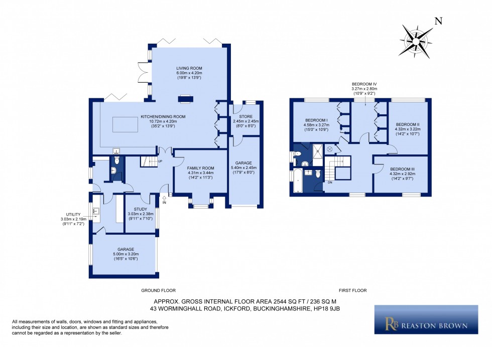 Floorplan for Ickford, Buckinghamshire