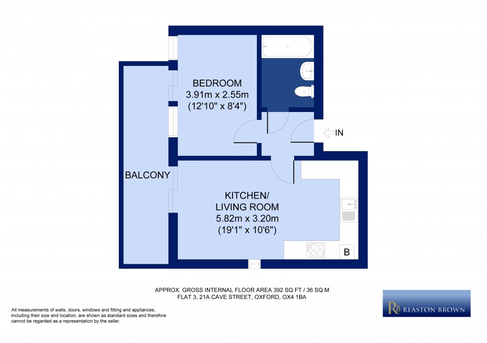 Floorplan for St Clements, Oxford