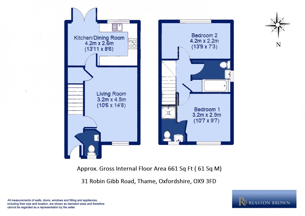 Floorplan for Thame Oxfordshire