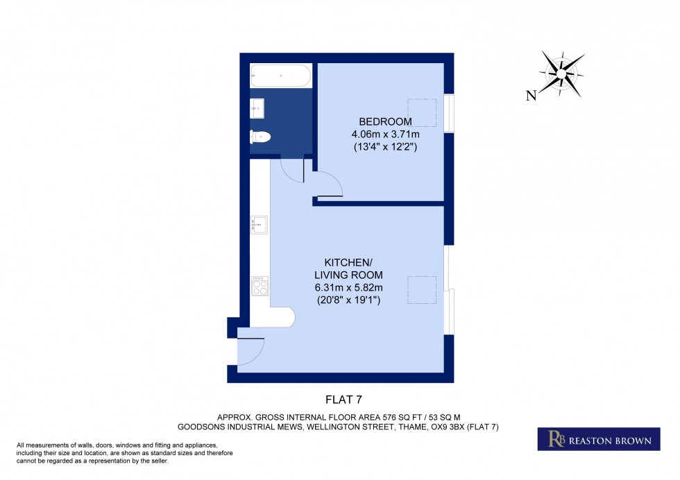 Floorplan for Goodson Mews, Wellington Street