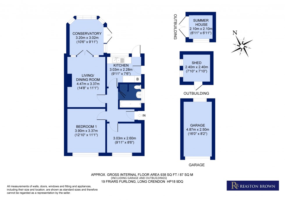 Floorplan for Long Crendon, Buckinghamshire HP18