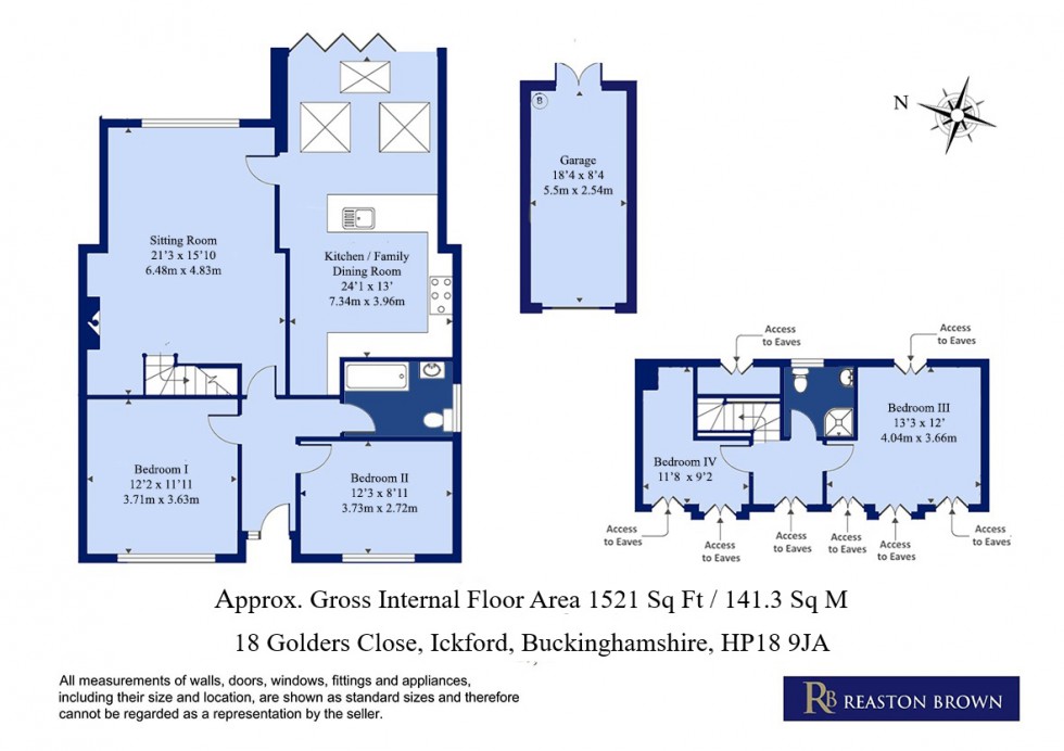 Floorplan for Ickford, Buckinghamshire HP18