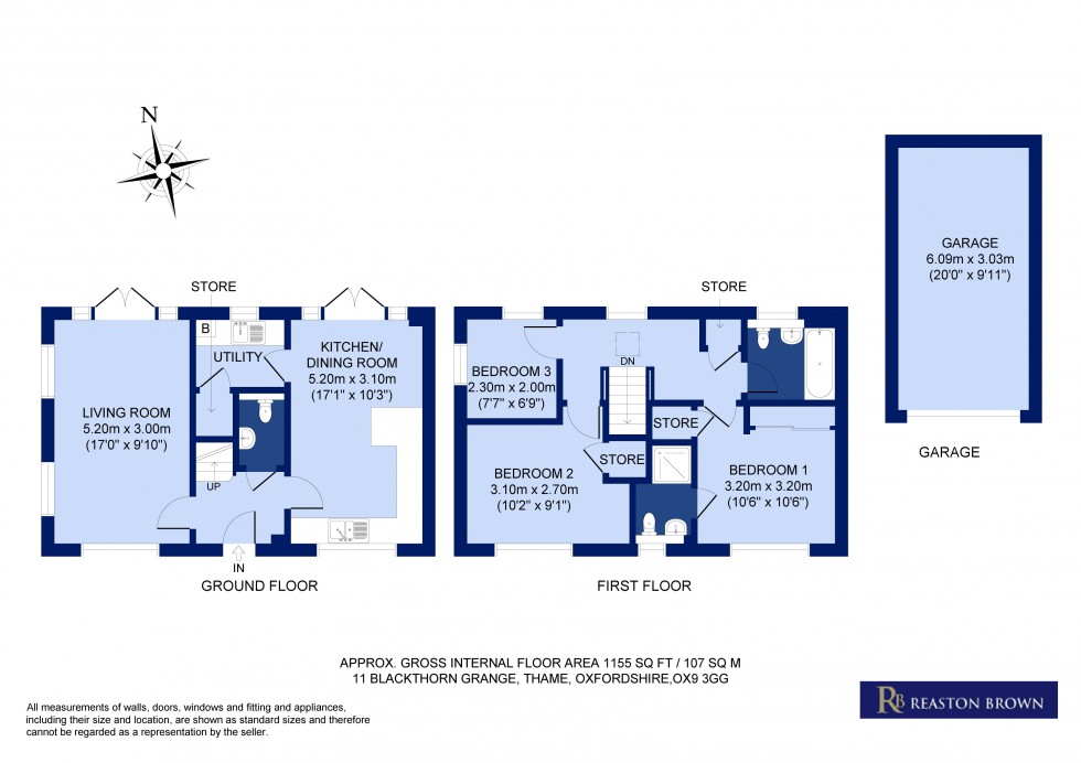 Floorplan for Thame, Oxfordshire OX9