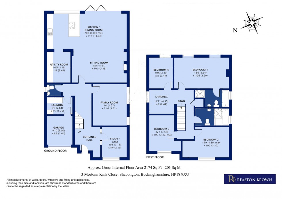 Floorplan for Shabbington, Buckinghamshire HP18