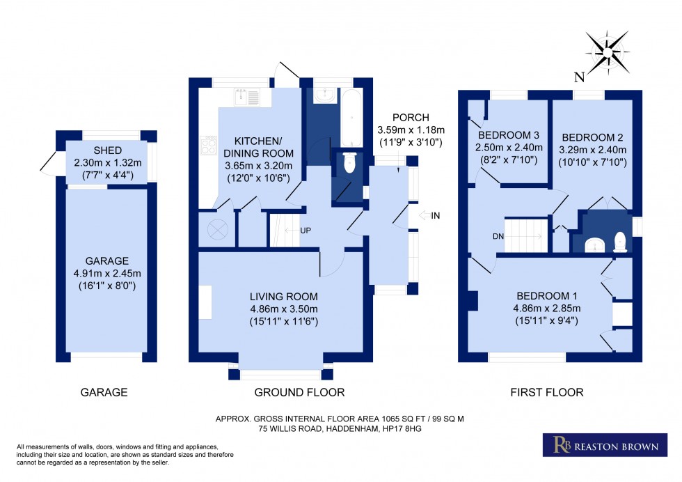 Floorplan for Haddenham, Buckinghamshire