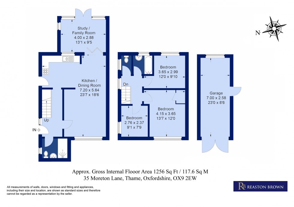 Floorplan for Thame, Oxfordshire