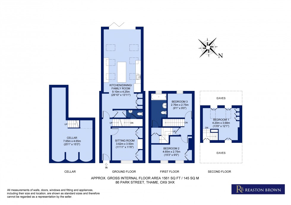 Floorplan for Thame, Oxfordshire, OX9