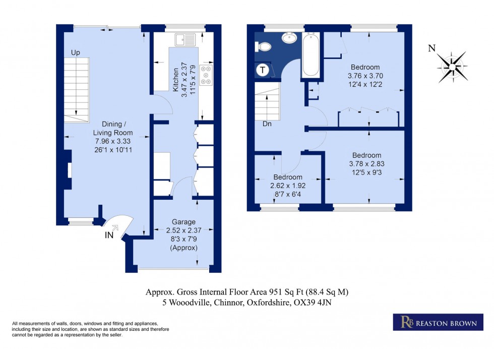 Floorplan for Chinnor, Oxfordshire, OX39