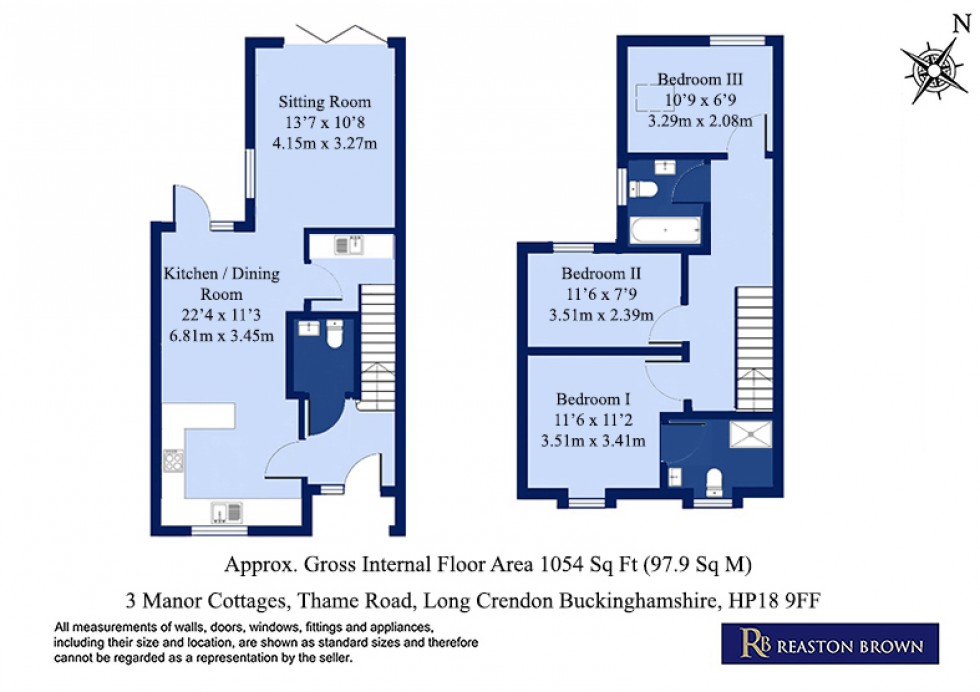 Floorplan for Long Crendon, Buckinghamshire