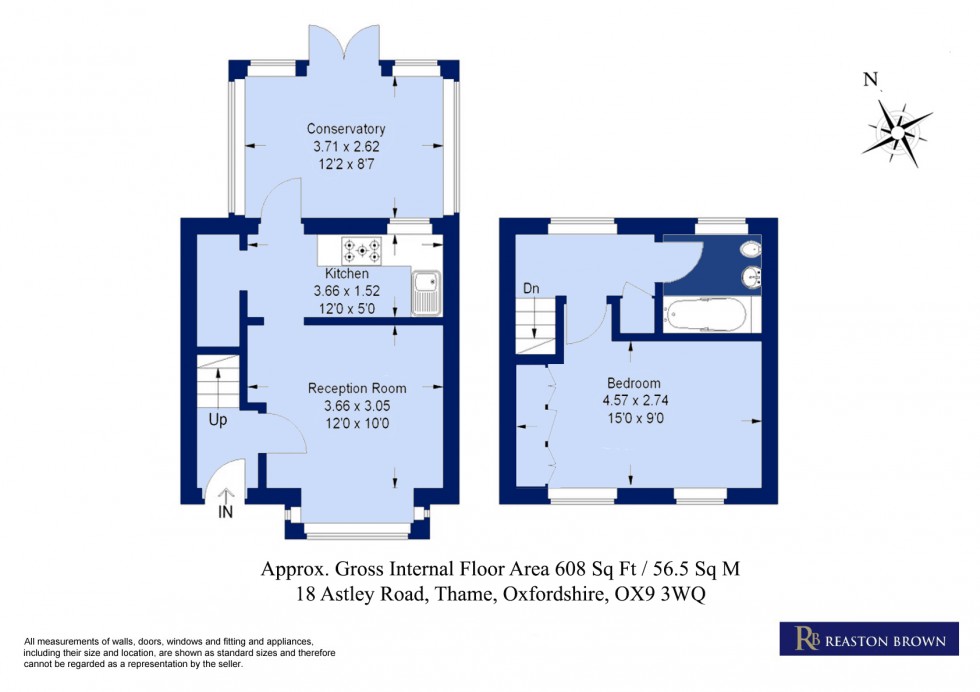 Floorplan for Thame, Oxfordshire