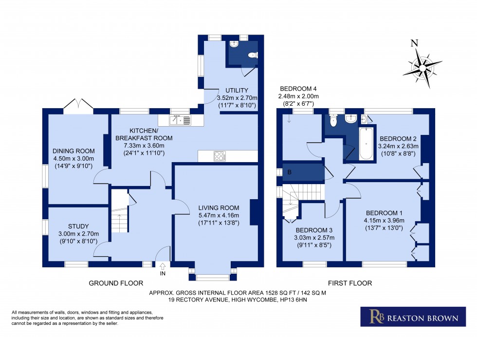 Floorplan for Rectory Avenue, High Wycombe