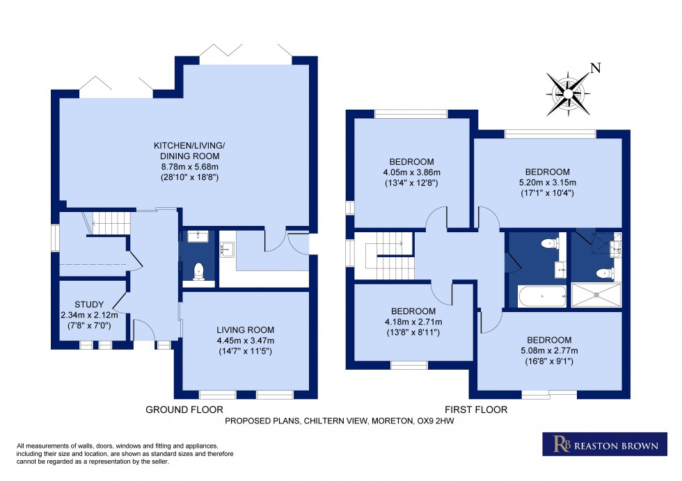 Floorplan for Moreton, Oxfordshire, OX9