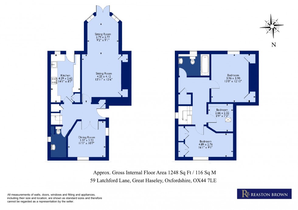 Floorplan for Great Haseley, Oxfordshire, OX44