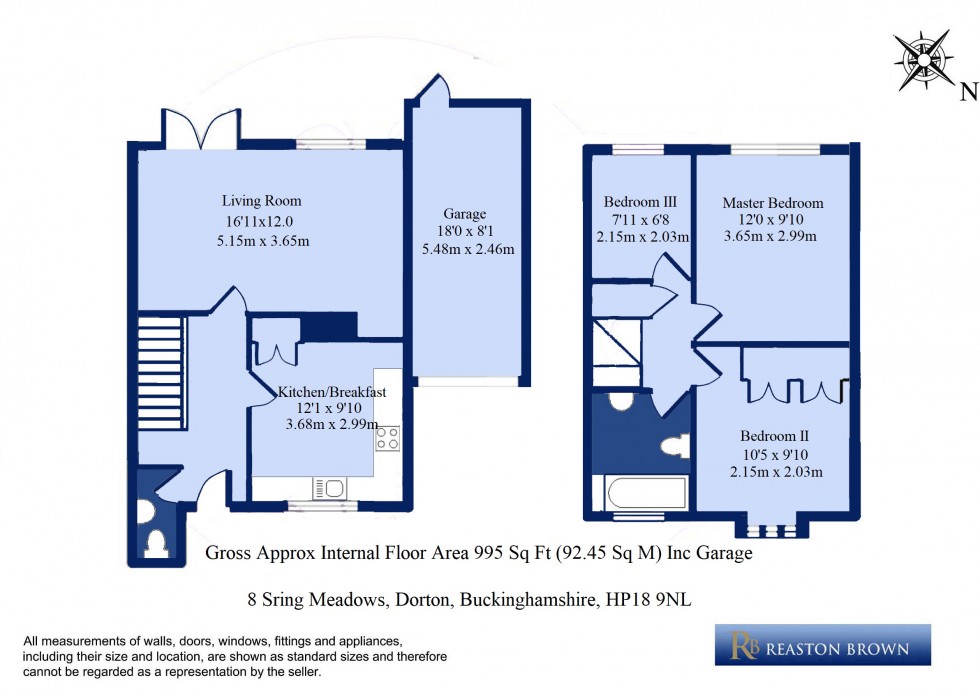 Floorplan for Dorton, Buckinghamshire