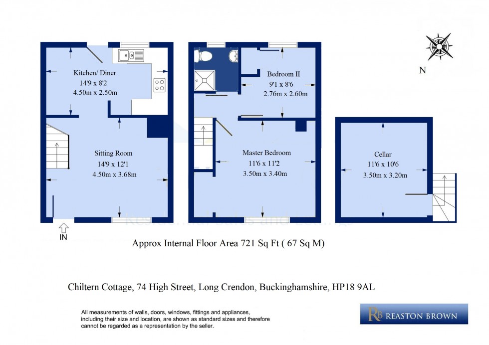 Floorplan for Long Crendon, Buckinghamshire