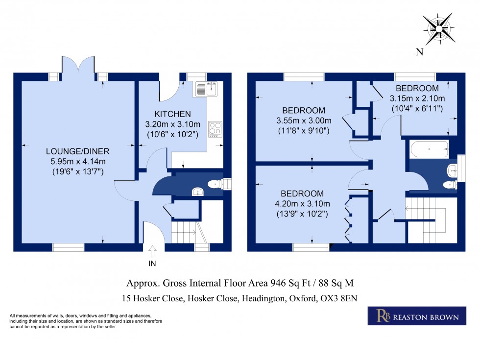 Floorplan for Sandhills, Oxfordshire, OX3