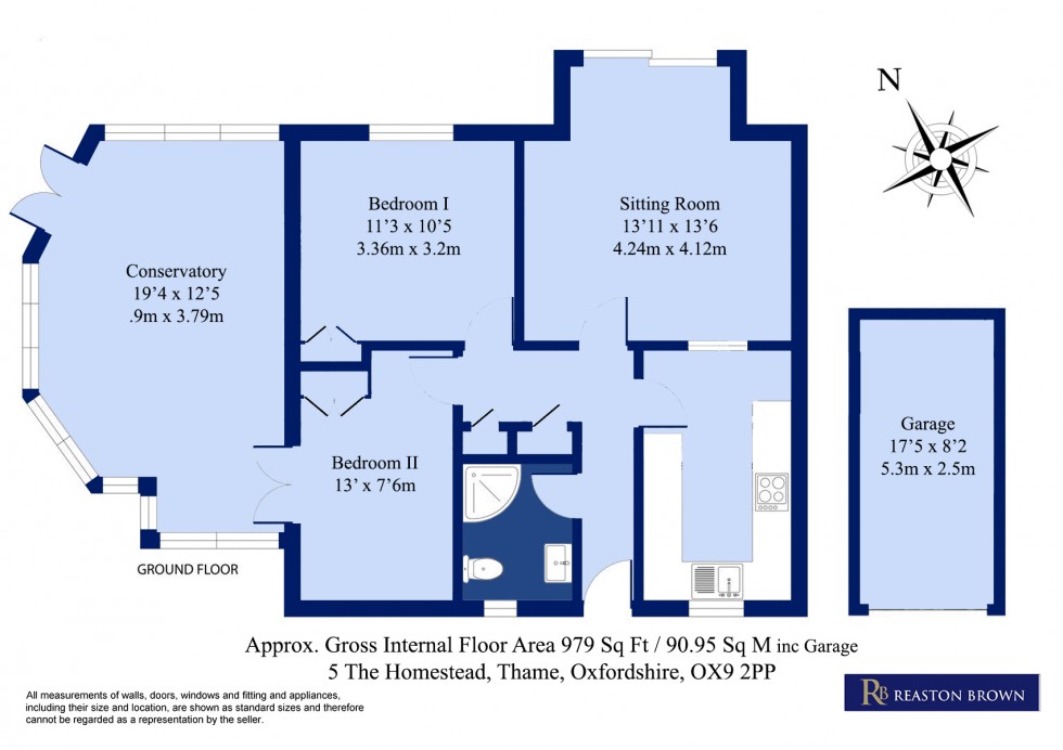 Floorplan for Thame, Oxfordshire, OX9