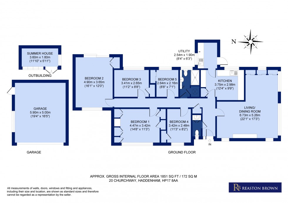 Floorplan for Haddenham, Buckinghamshire