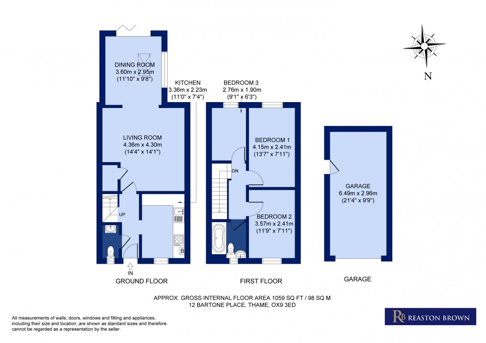 Floorplan for Thame, Oxfordshire, OX9