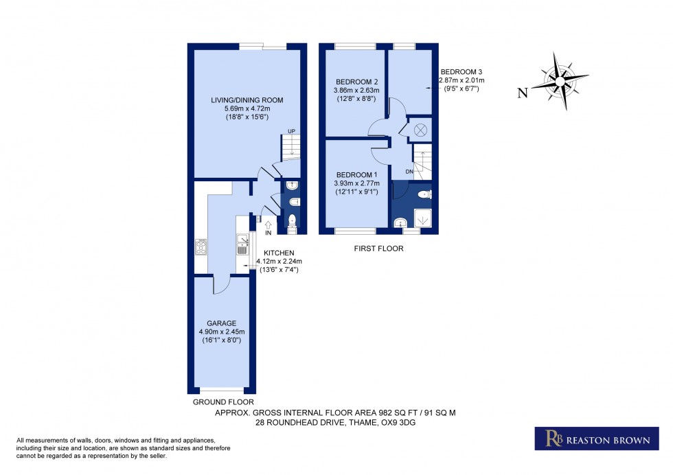 Floorplan for Thame, Oxfordshire, OX9