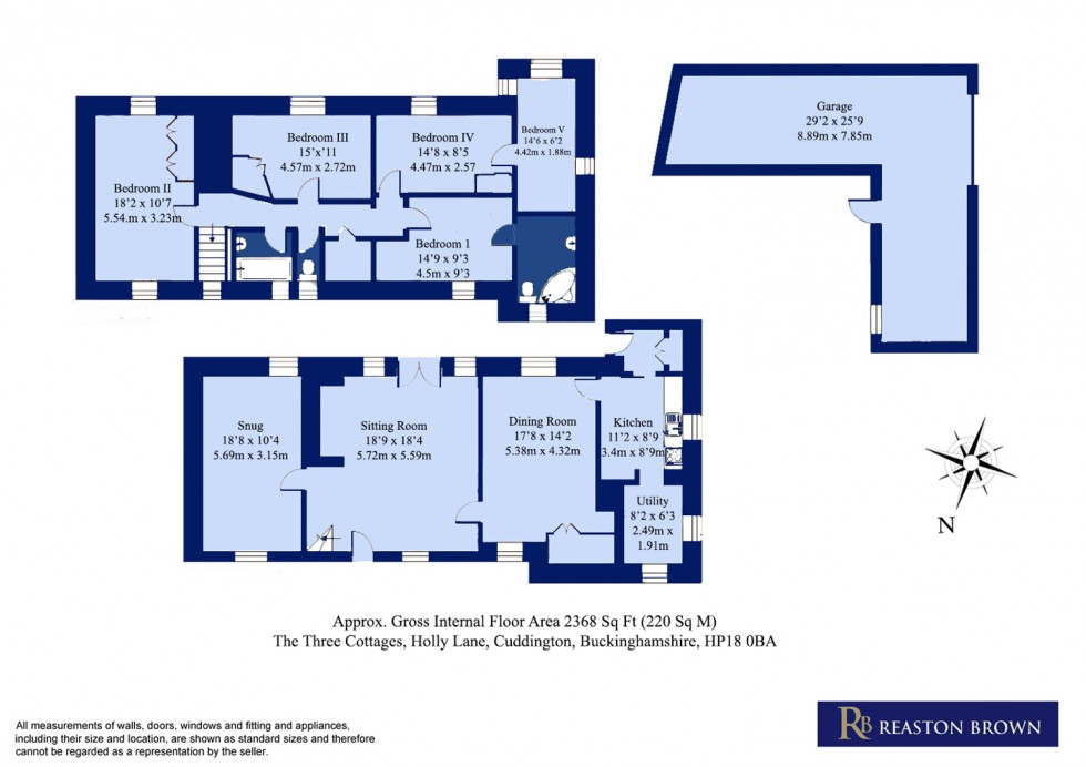 Floorplan for Cuddington,  Buckinghamshire