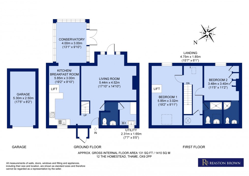 Floorplan for Thame, Oxfordshire, OX9