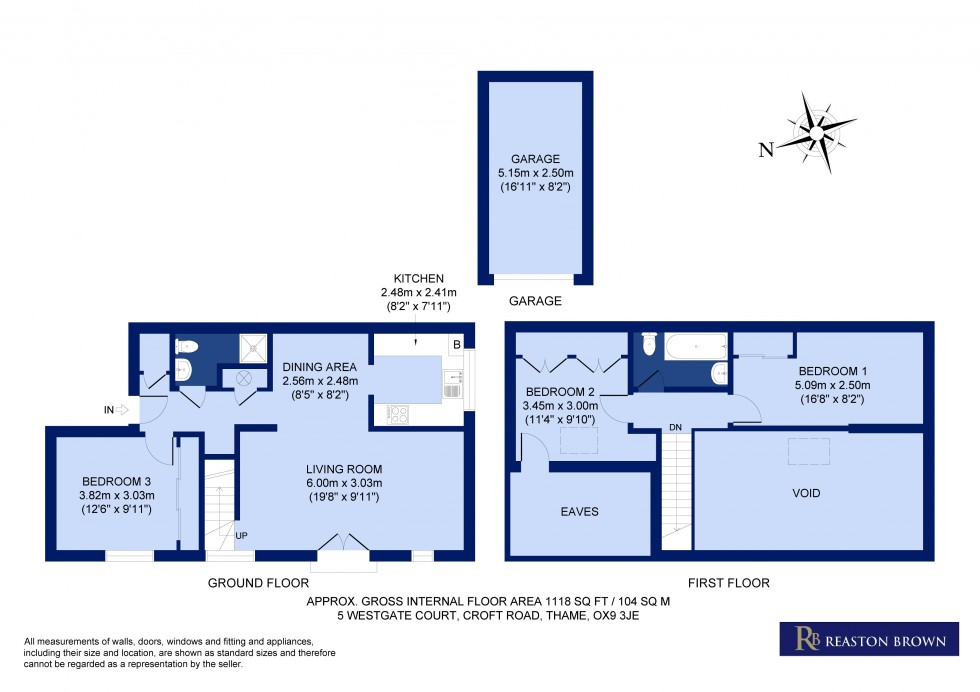 Floorplan for Thame, Oxfordshire, OX9