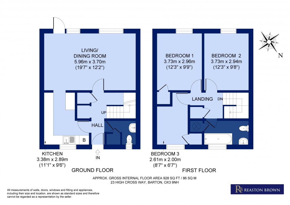 Floorplan for High Cross Way, Headington