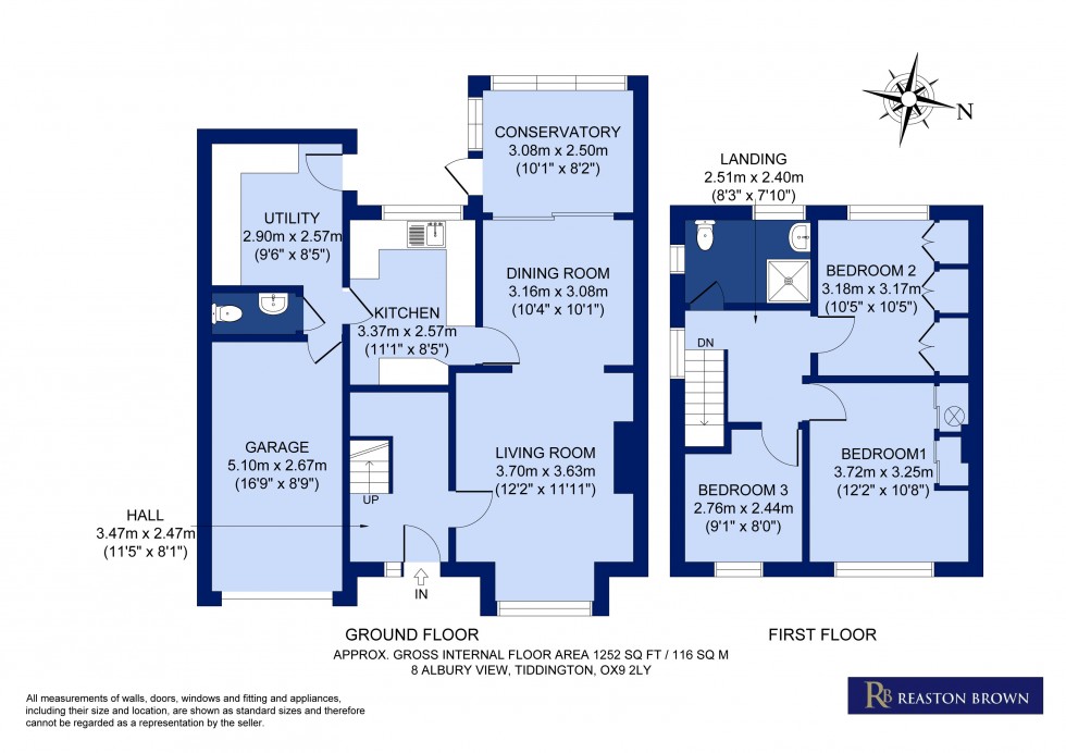 Floorplan for Tiddington, Oxfordshire, OX9
