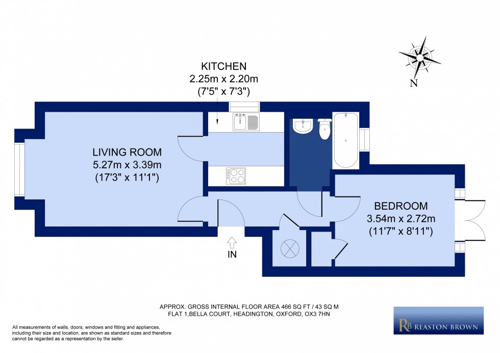Floorplan for The Slade, Headington