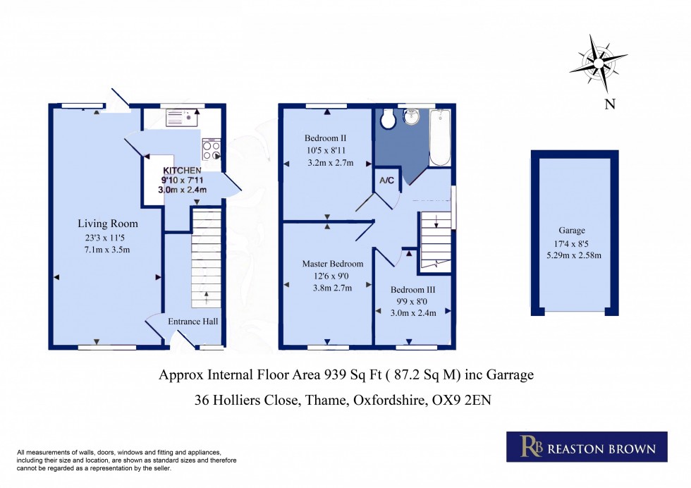 Floorplan for Thame, Oxfordshire