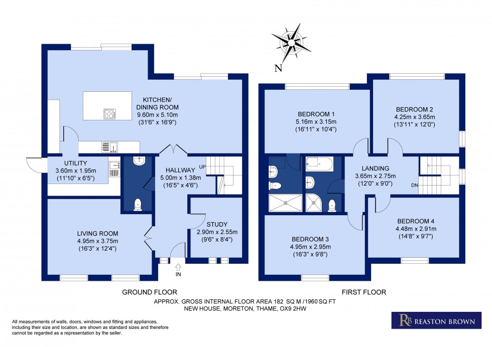 Floorplan for Chiltern View, Moreton, Oxfordshire, OX9