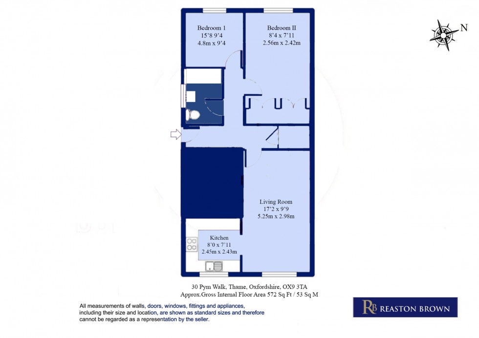 Floorplan for Thame, Oxfordshire, OX9