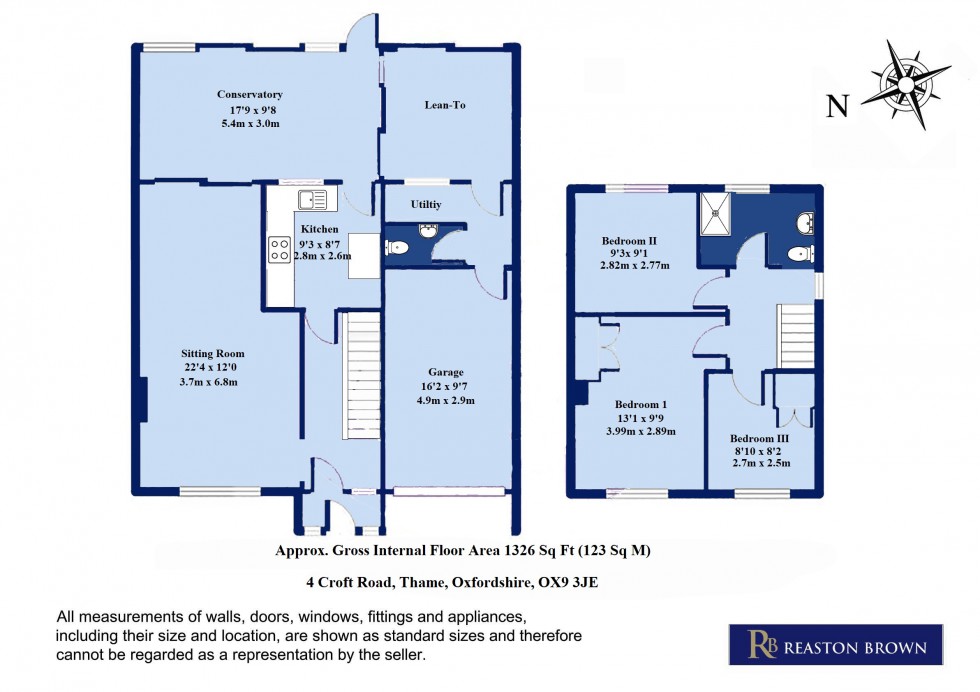 Floorplan for Thame, Oxfordshire, OX9