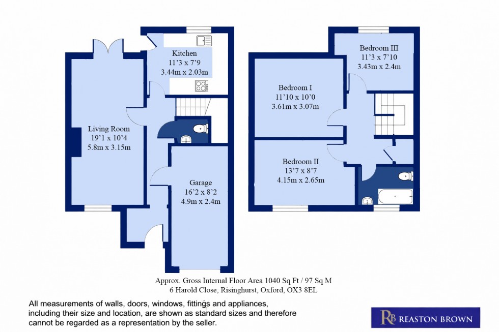 Floorplan for Risinghurst Headington
