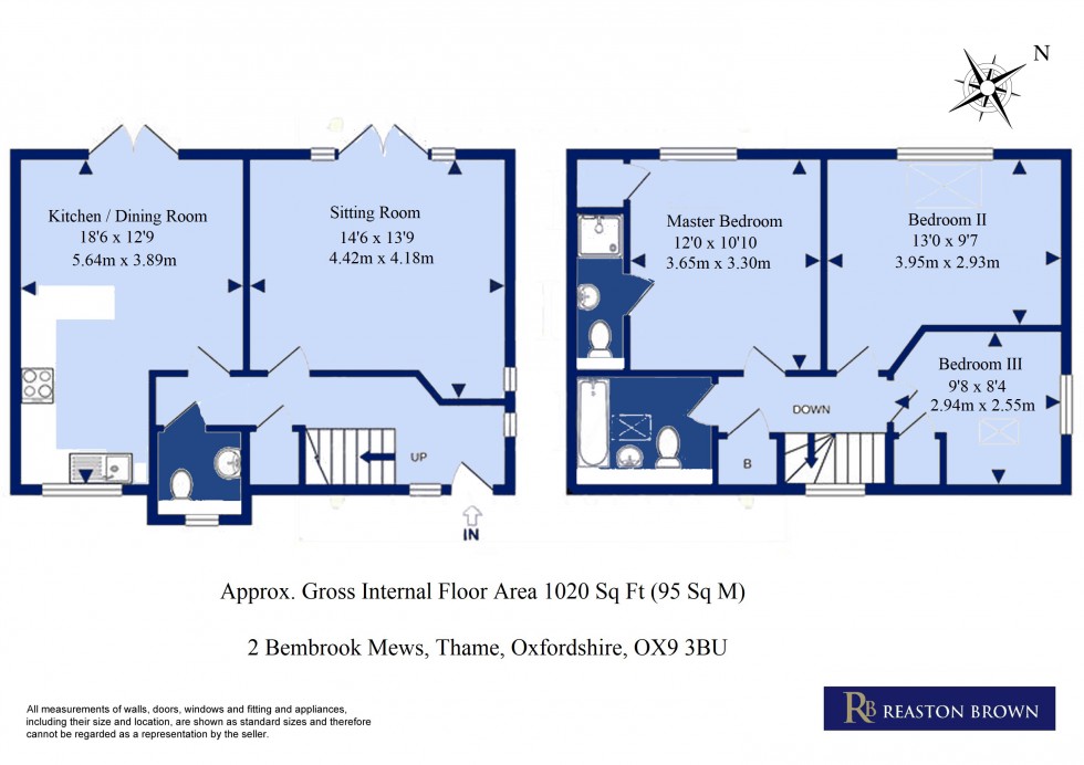 Floorplan for Thame, Oxfordshire
