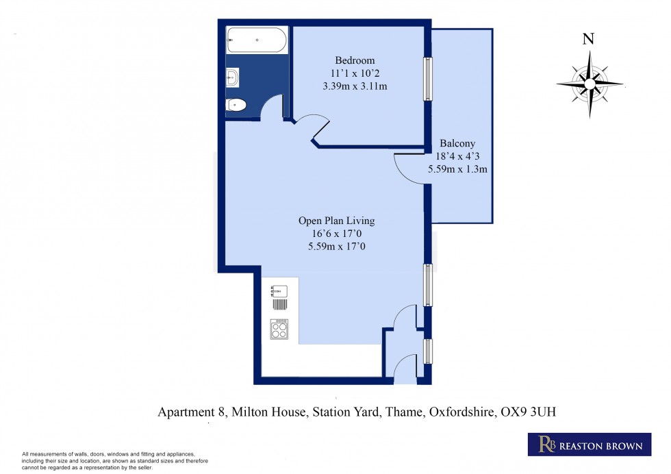 Floorplan for Thame , Oxfordshire