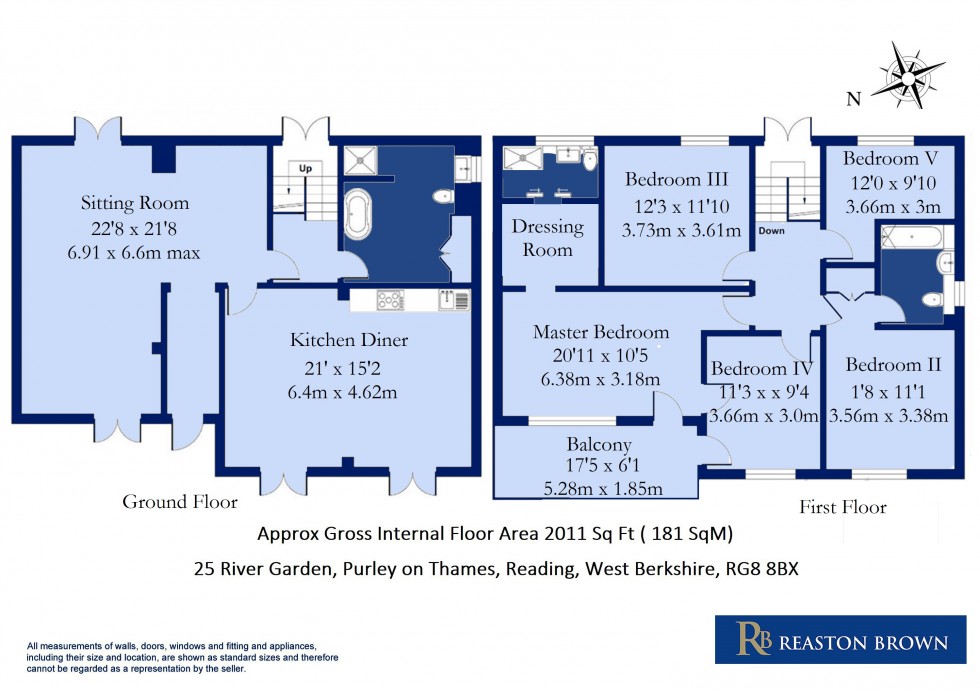 Floorplan for Purley On Thames, Reading