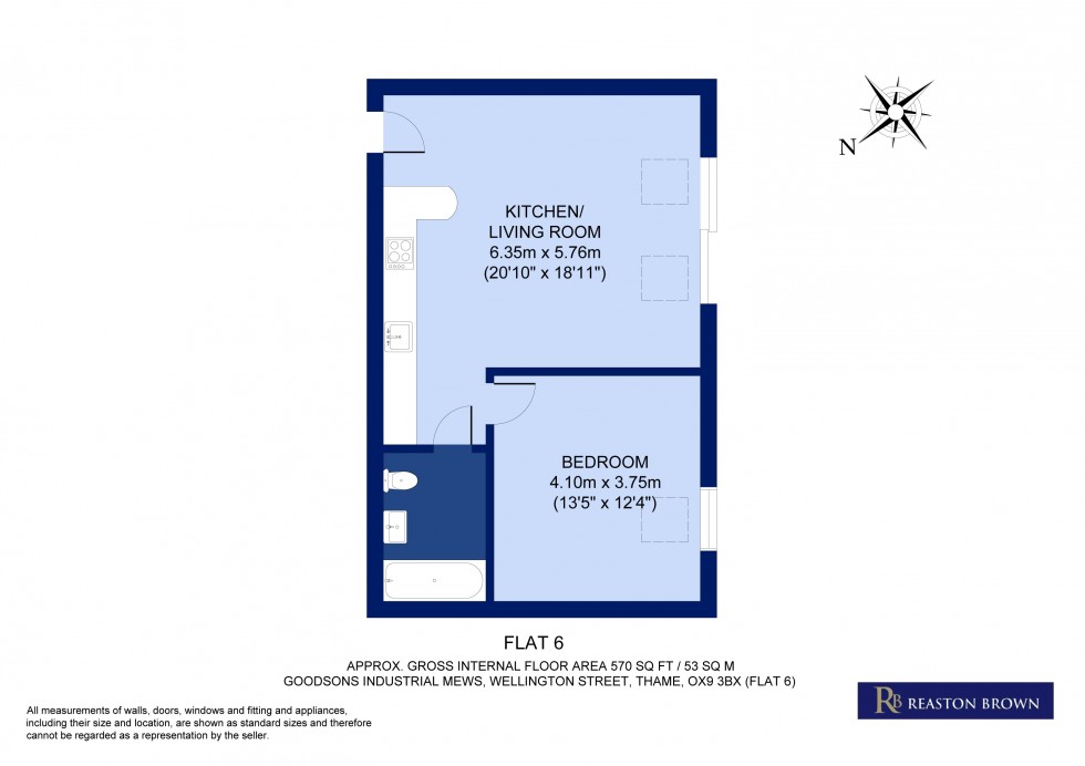 Floorplan for Thame, Oxfordshire, OX9
