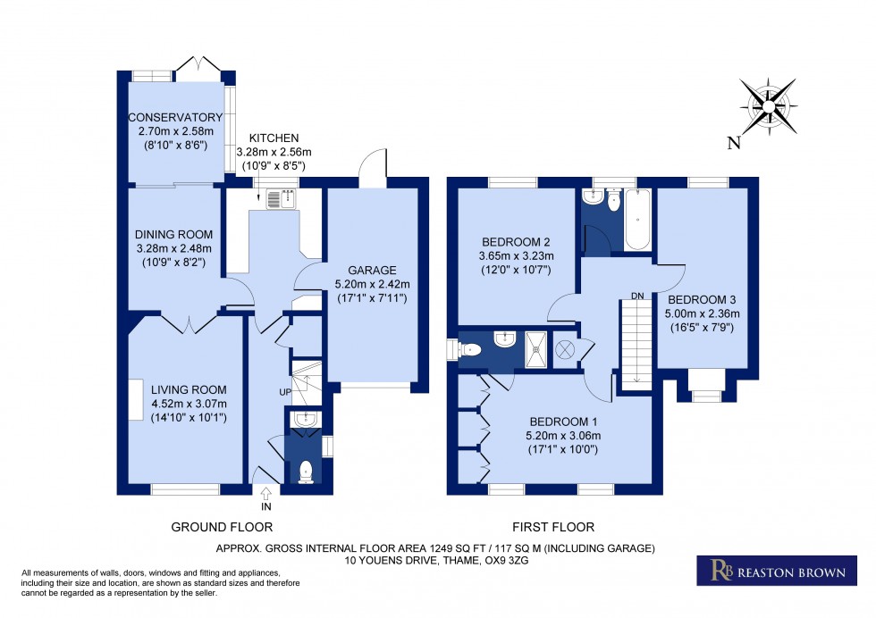 Floorplan for Thame, Oxfordshire
