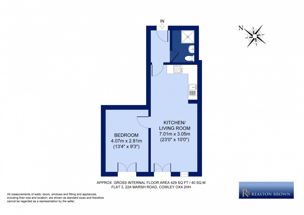 Floorplan for Marsh Road, Oxford